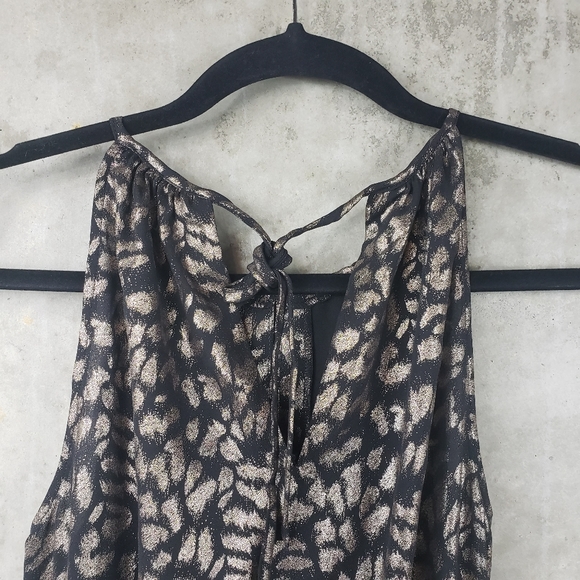 ASOS FOIL WRAP MIDI DRESS - Picture 9 of 11